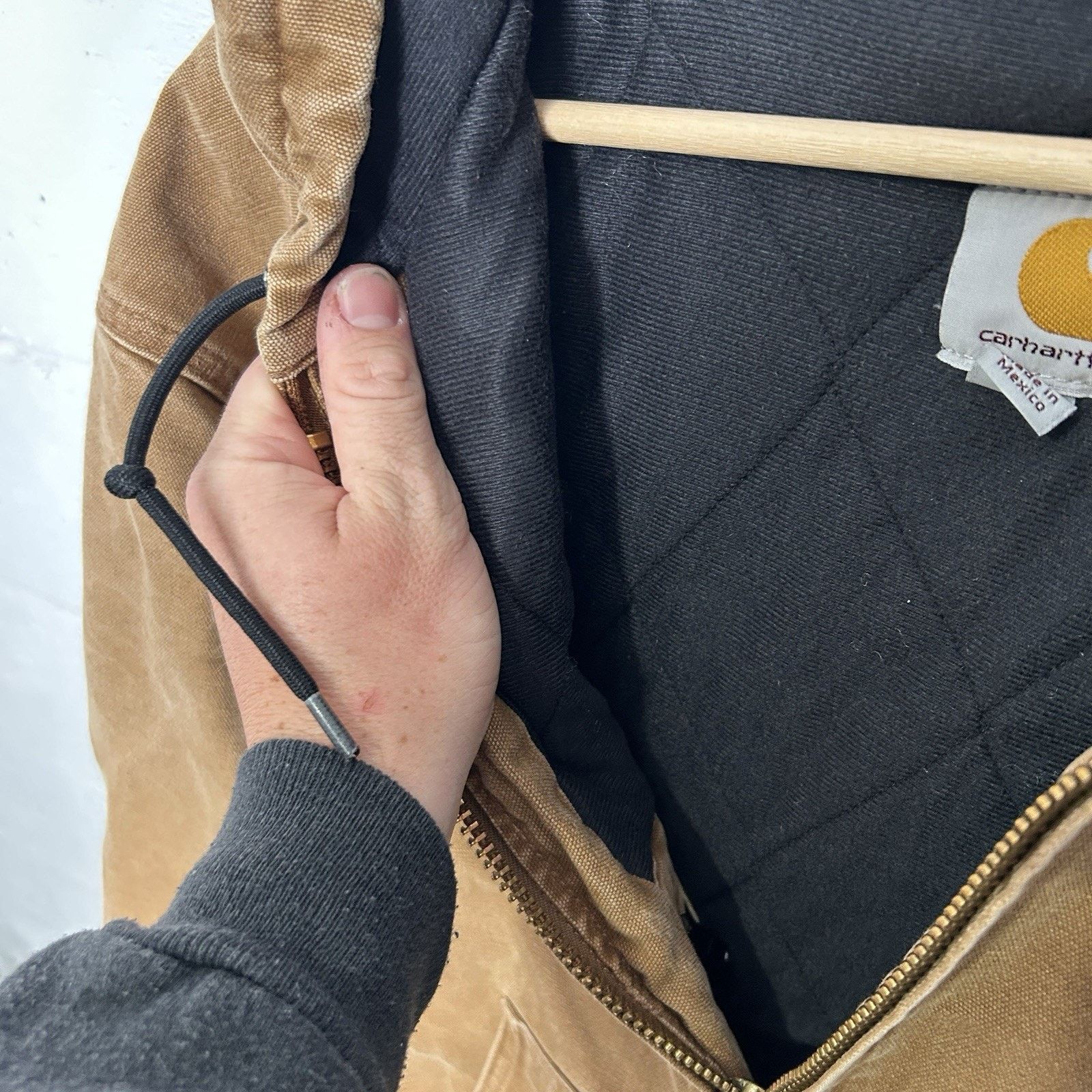 Carhartt Carhartt Hooded Quilt-Lined Active Jacket “Brown” J130-211 Size US XL / EU 56 / 4 - 11 Thumbnail