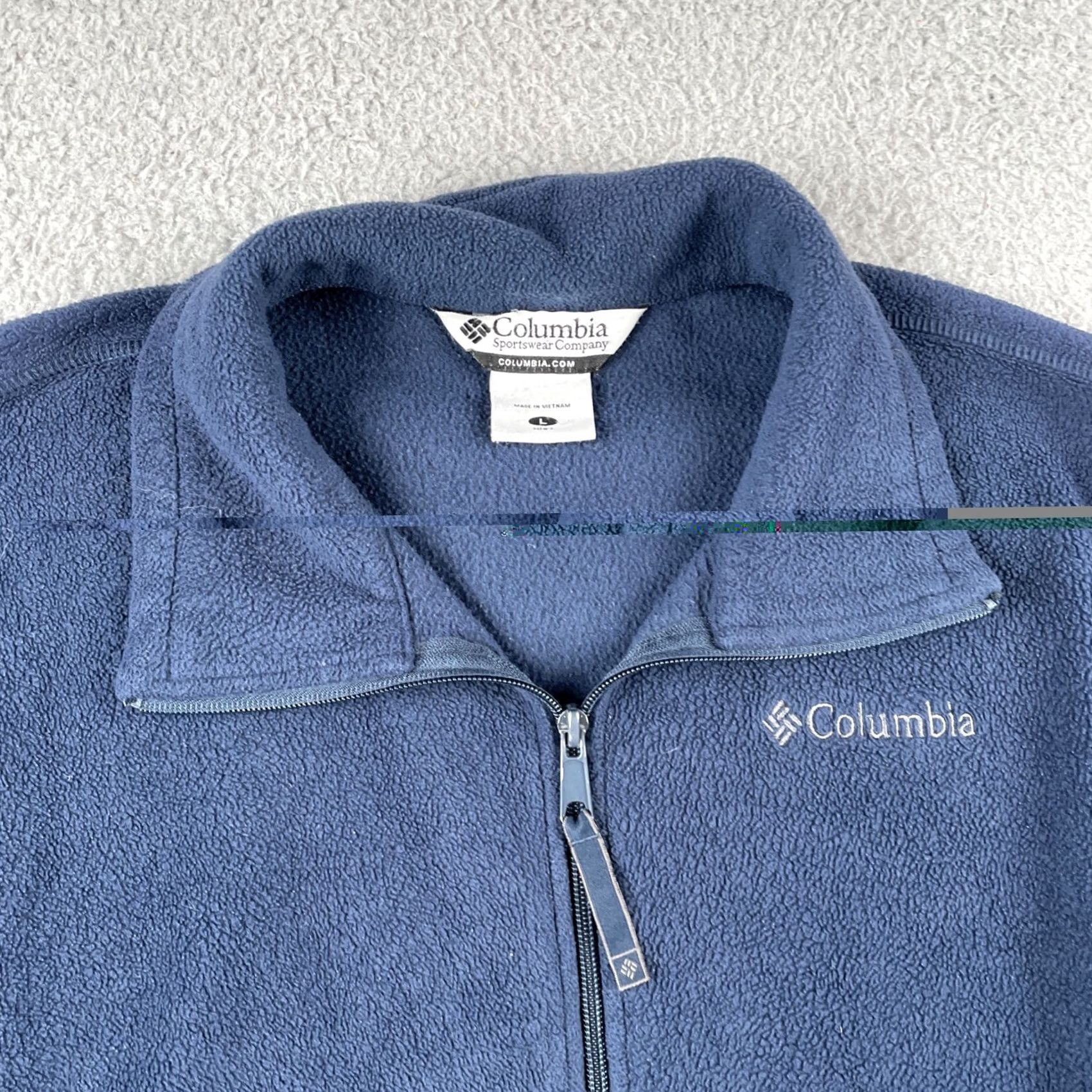 Colombo Colombia Vest Navy Blue Fleece Zip Up Packable L Large Mens Regular Size Blue EUC Outdoor Sports 1990s Size US L / EU 52-54 / 3 - 2 Thumbnail