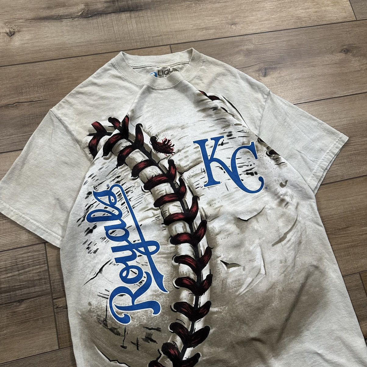 Liquid Blue Liquid Blue Kansas City Royals MLB Tie Dye Graphic Tee Size US M / EU 48-50 / 2 - 5 Thumbnail