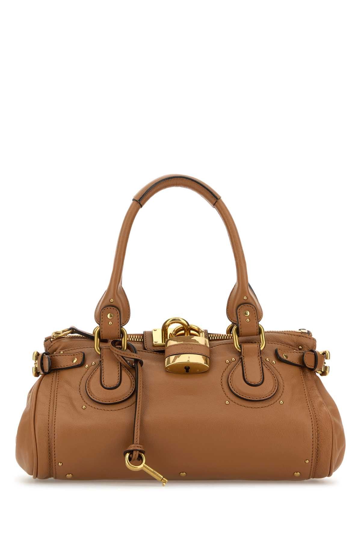 Chloe Camel Leather Paddington Shoulder Bag Size ONE SIZE - 1 Thumbnail