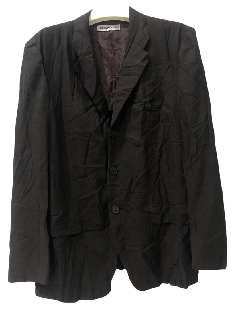 Issey Miyake × Japanese Brand × Vintage Vintage Issey Miyake Men Blazer Wool blends Size 50L - 3 Thumbnail