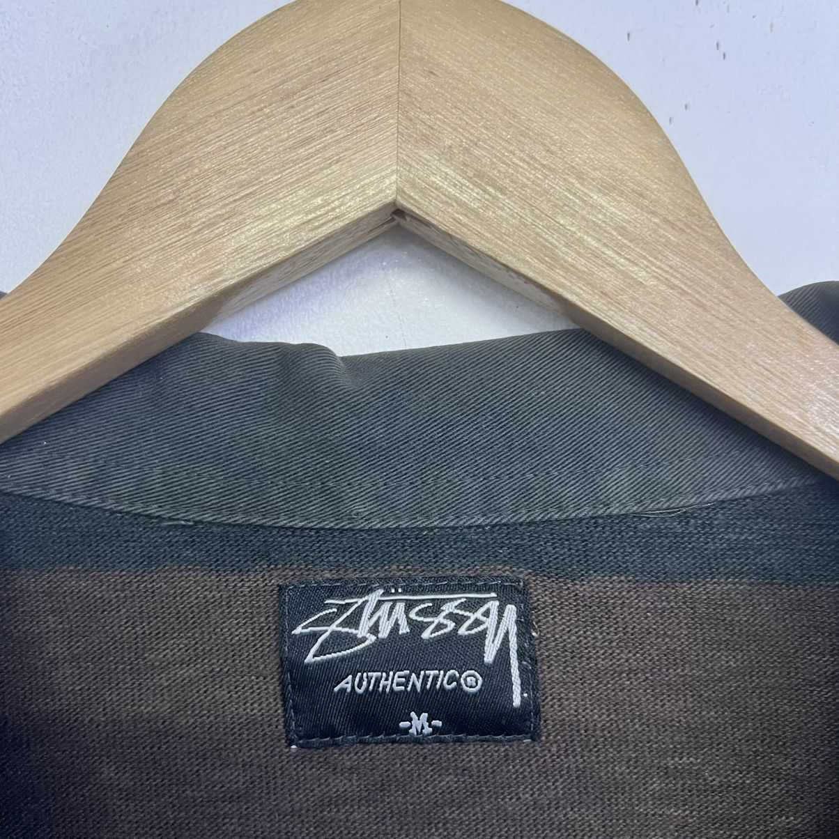 Stussy Stüssy Heavyweight Striped Rugby Polo Shirt Size US M / EU 48-50 / 2 - 12 Thumbnail