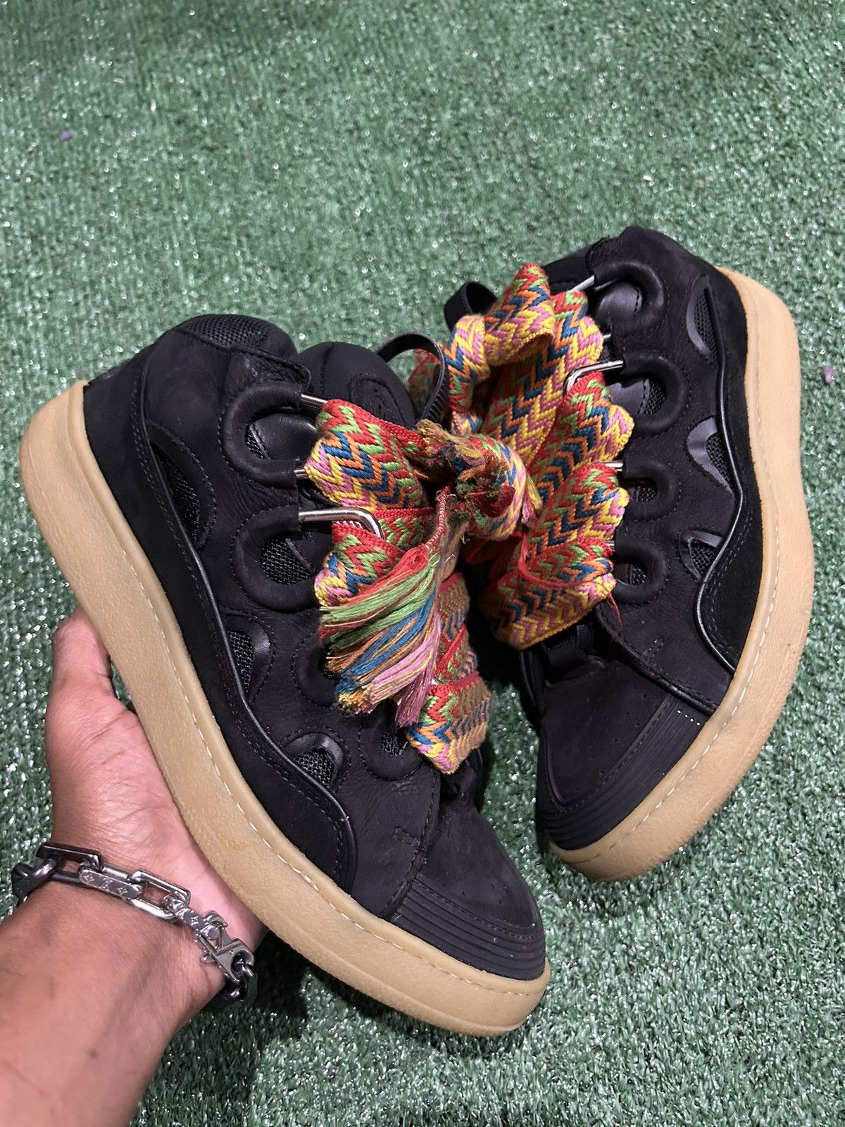 Lanvin Lanvin curb sneaker black 41 | Grailed