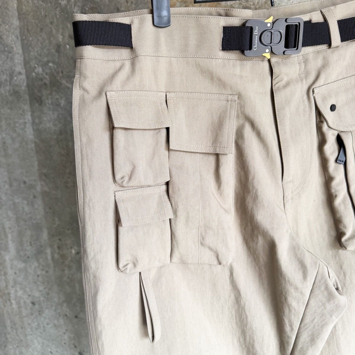 Alyx × Dior RollerCoaster Buckle Belted Saddle Pocket Cargo Pants Size US 34 / EU 50 - 3 Thumbnail