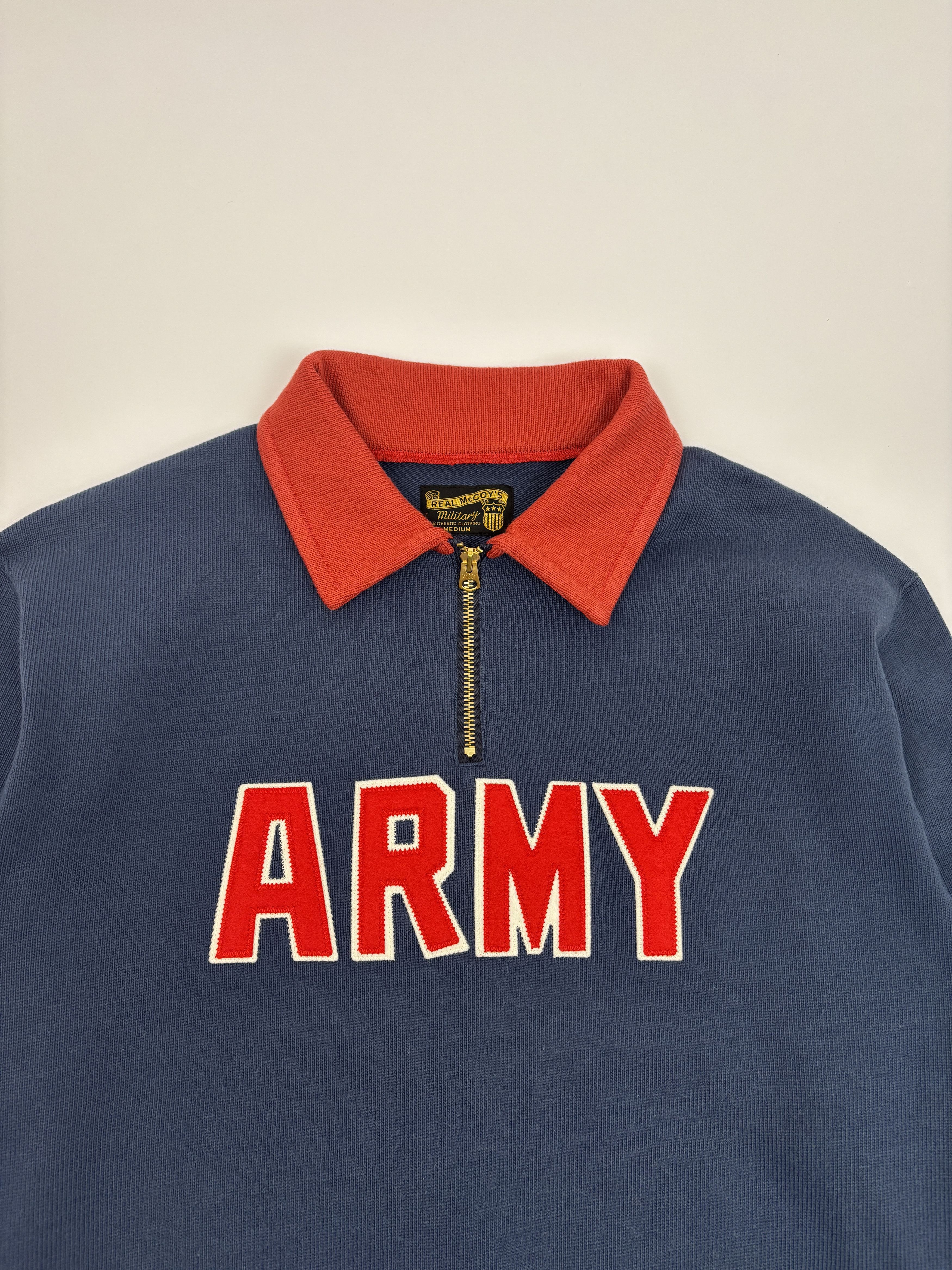 The Real McCoy's Real McCoy’s Athletic Half-Zip Jersey Army Size US M / EU 48-50 / 2 - 4 Thumbnail