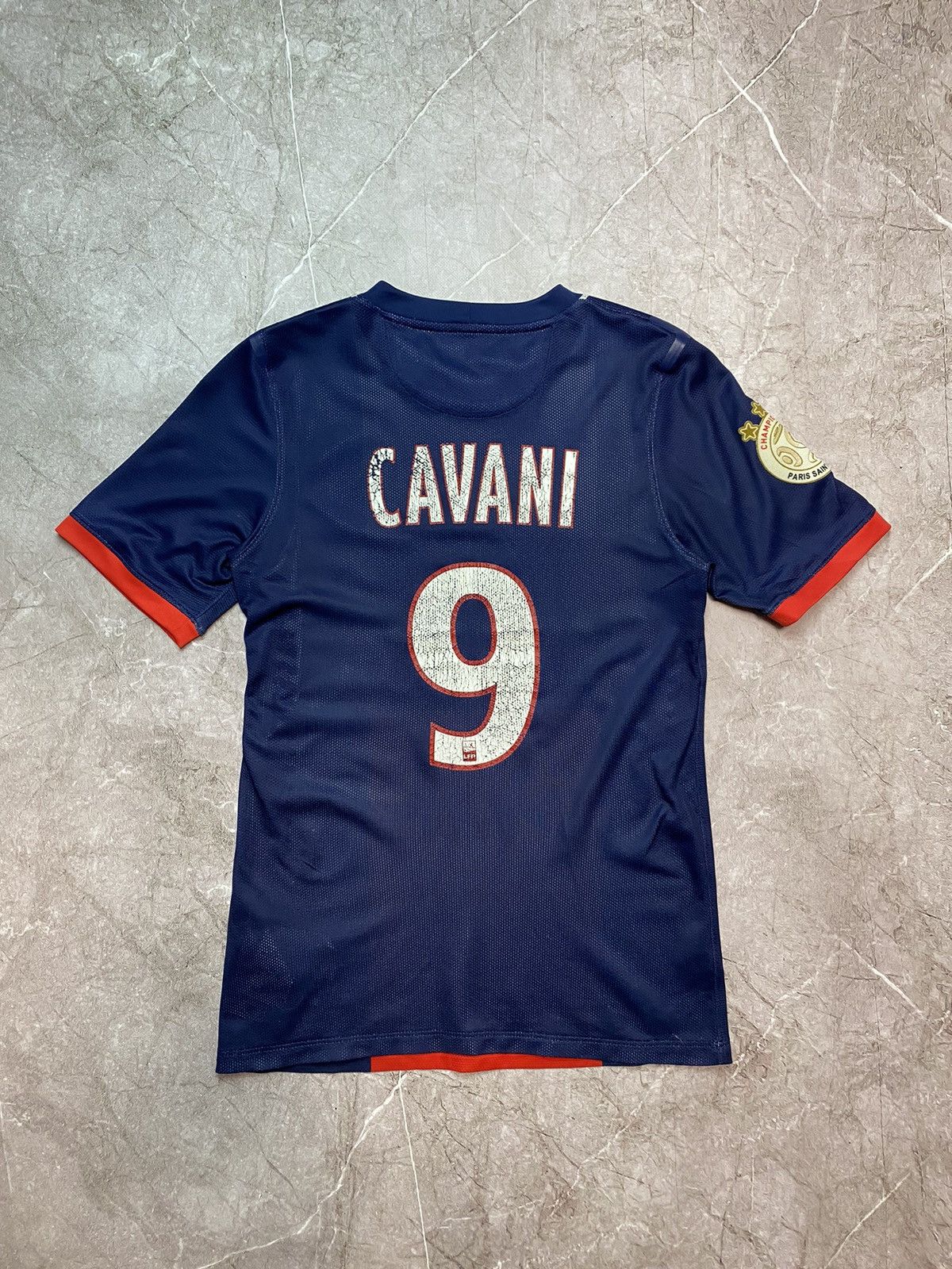 Nike Paris Saint - Germain x Cavani Match Issued Size US S / EU 44-46 / 1 - 2 Thumbnail