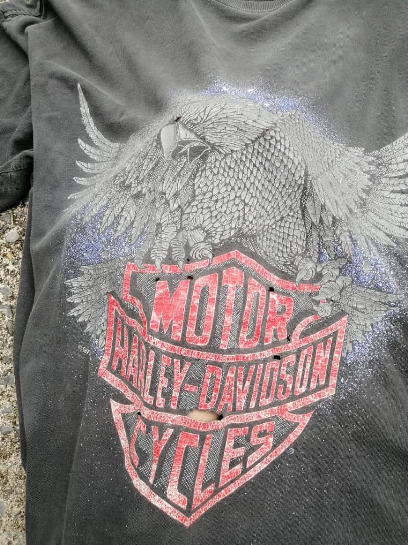 Harley Davidson × Vintage Vintage Harley Davidson Motorcycles Eagle Tee Size US XL / EU 56 / 4 - 9 Thumbnail