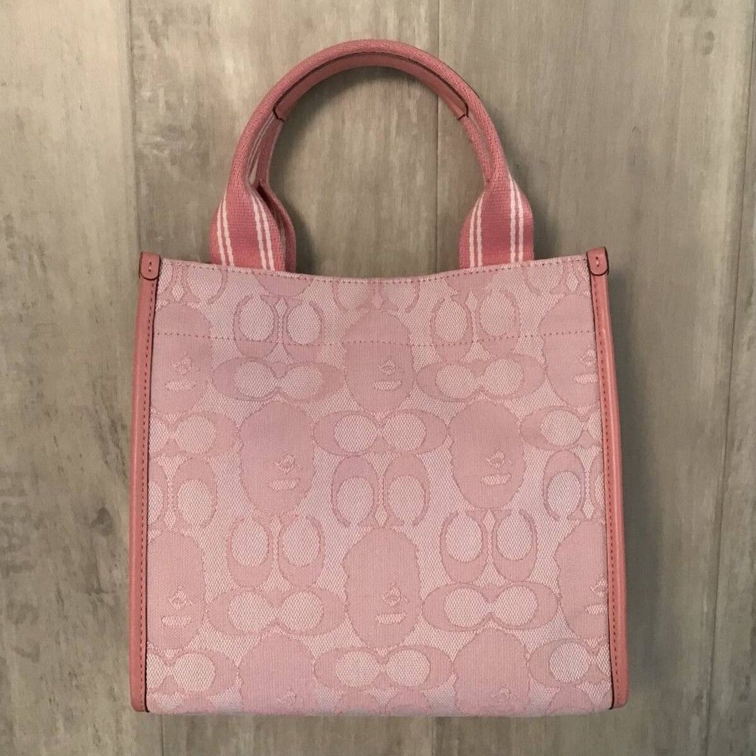Bape × Coach COACH × BAPE CANVAS Shoulder Tote Bag a bathing ape Pink Size ONE SIZE - 3 Thumbnail
