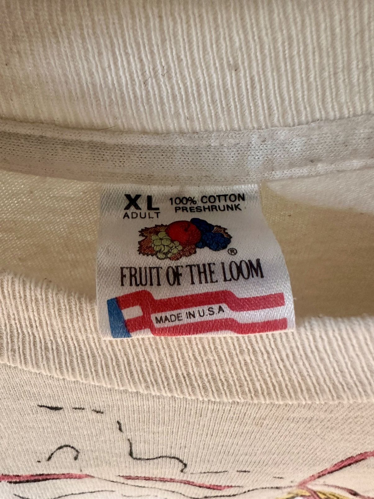 Fruit Of The Loom × Vintage Vintage GRAIL Alice in Wonderland AOP Shirt Size US XL / EU 56 / 4 - 3 Thumbnail