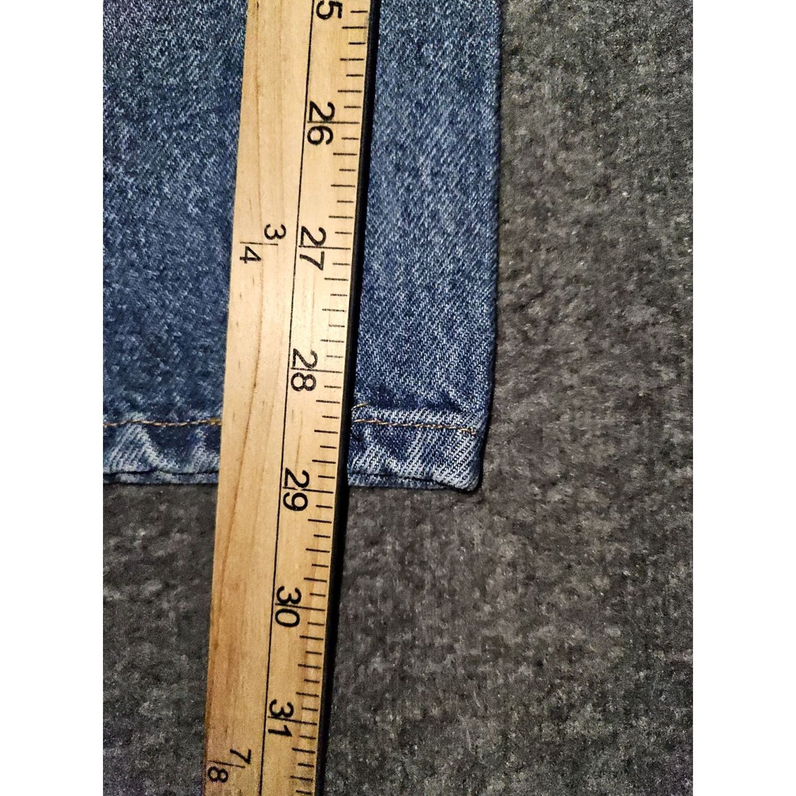 Vintage VINTAGE L.L. Bean Jeans Women's 6 Straight 90s Blue Denim Mid Rise Regular 29 Inseam Womens Size 28" / US 6 / IT 42 - 5 Thumbnail