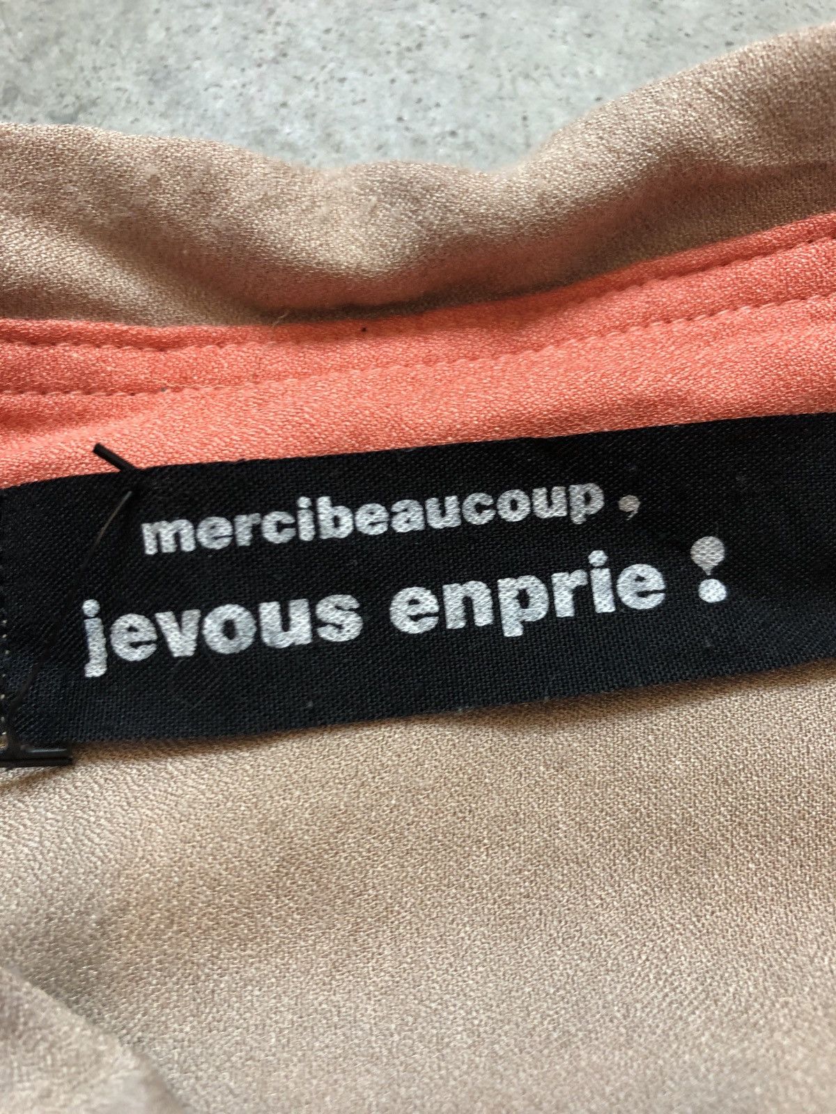 Issey Miyake × Japanese Brand × mercibeaucoup 💥DELETESOON💥Mercibeaucoup Long Sleeve Collar Tee Size US M / EU 48-50 / 2 - 11 Thumbnail