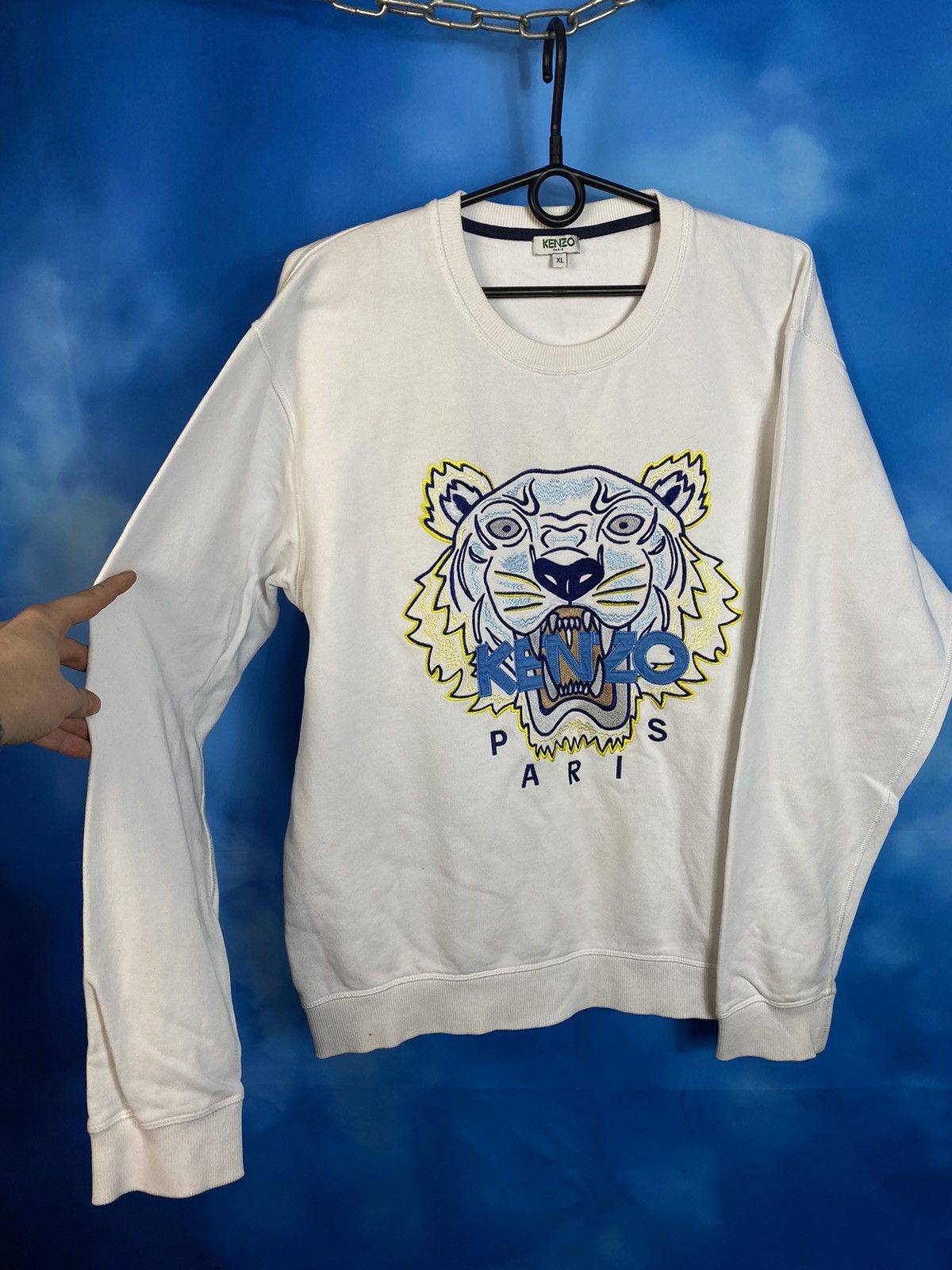 Japanese Brand × Kenzo × Vintage Kenzo Japan Tiger sweatshirt Size US XL / EU 56 / 4 - 2 Thumbnail
