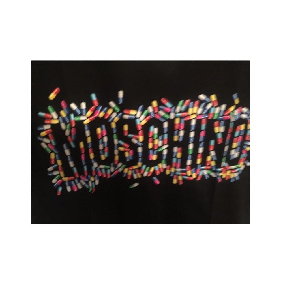 Moschino SS17 Moschino Couture X Jeremy Scott Pills Logo T-shirt Size XXS / US 00 / IT 34 - 2 Thumbnail