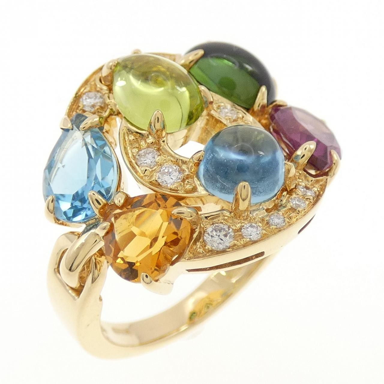 Bvlgari Bvlgari Astrale 750 Yellow Gold Ring Size 14 Metal Ring