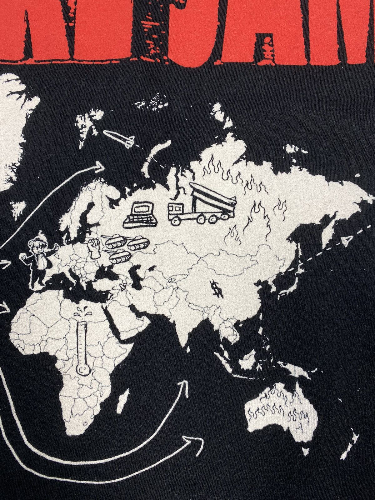 Band Tees Pearl Jam Tour 2022 Black Don't Give Up Crew Neck T Shirt Size US L / EU 52-54 / 3 - 18 Thumbnail
