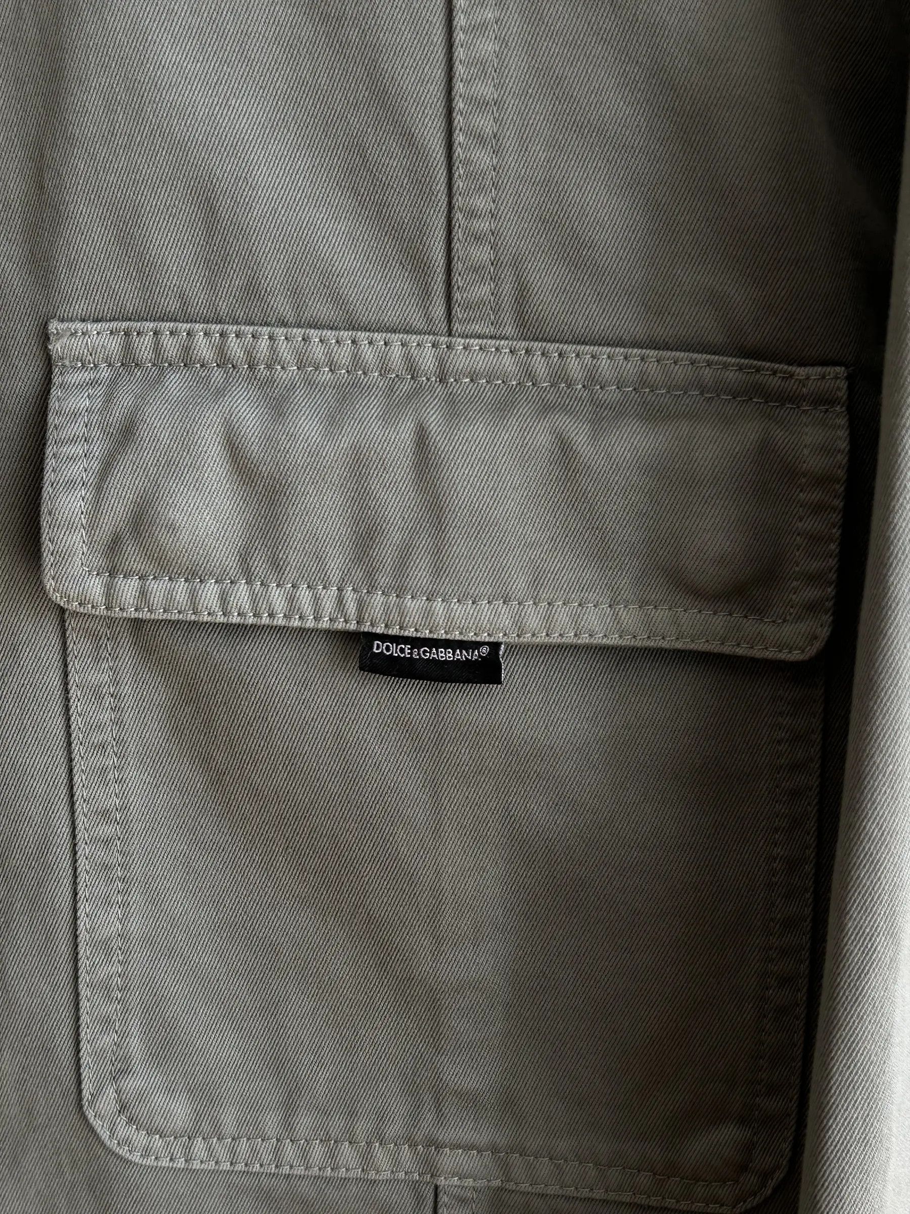 Dolce & Gabbana DOLCE GABBANA Shirt Seam Detail S/S 2024 Jacket Heavy E0449 Size US M / EU 48-50 / 2 - 6 Thumbnail