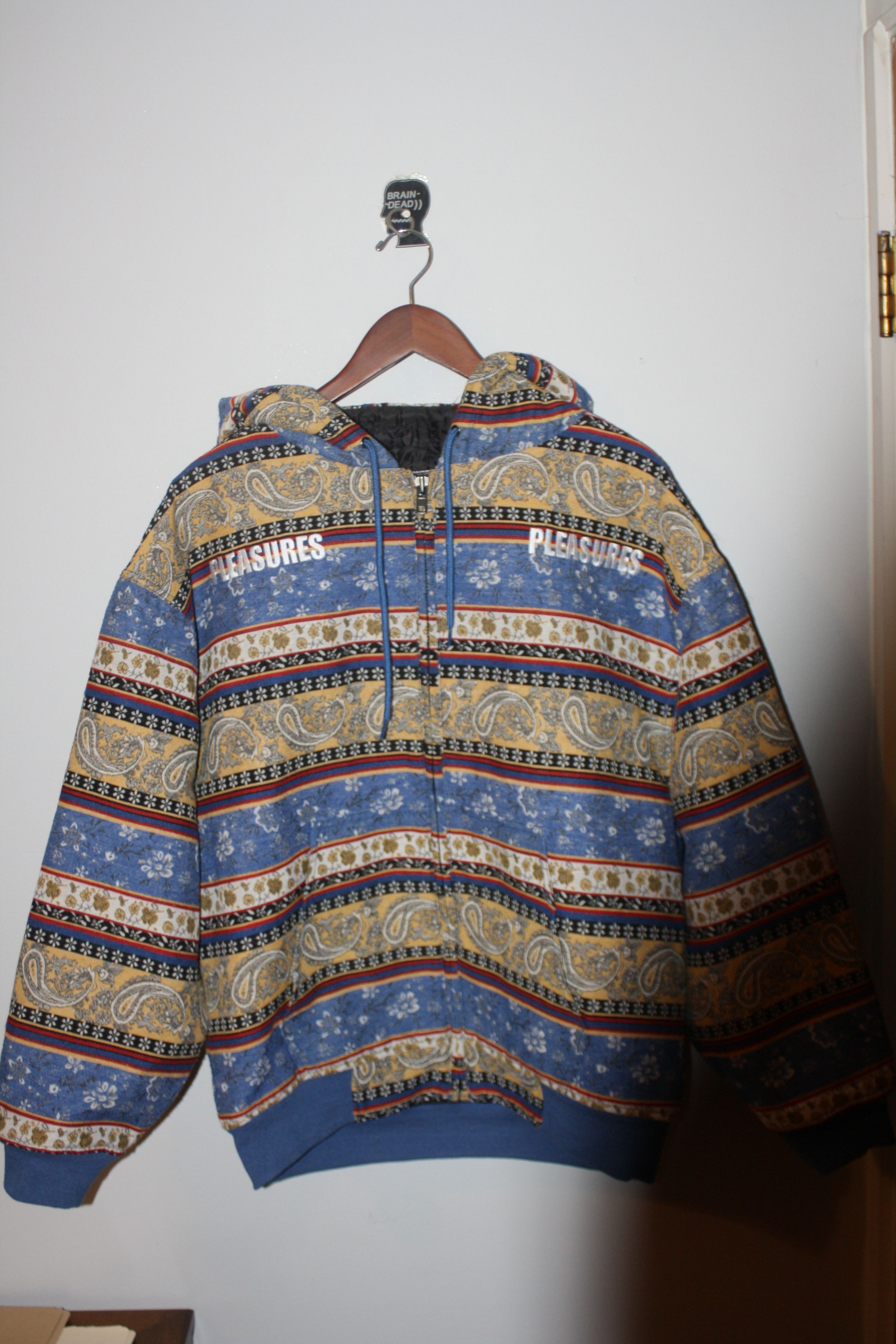 Pleasures Paisley Zip-Up Jacket