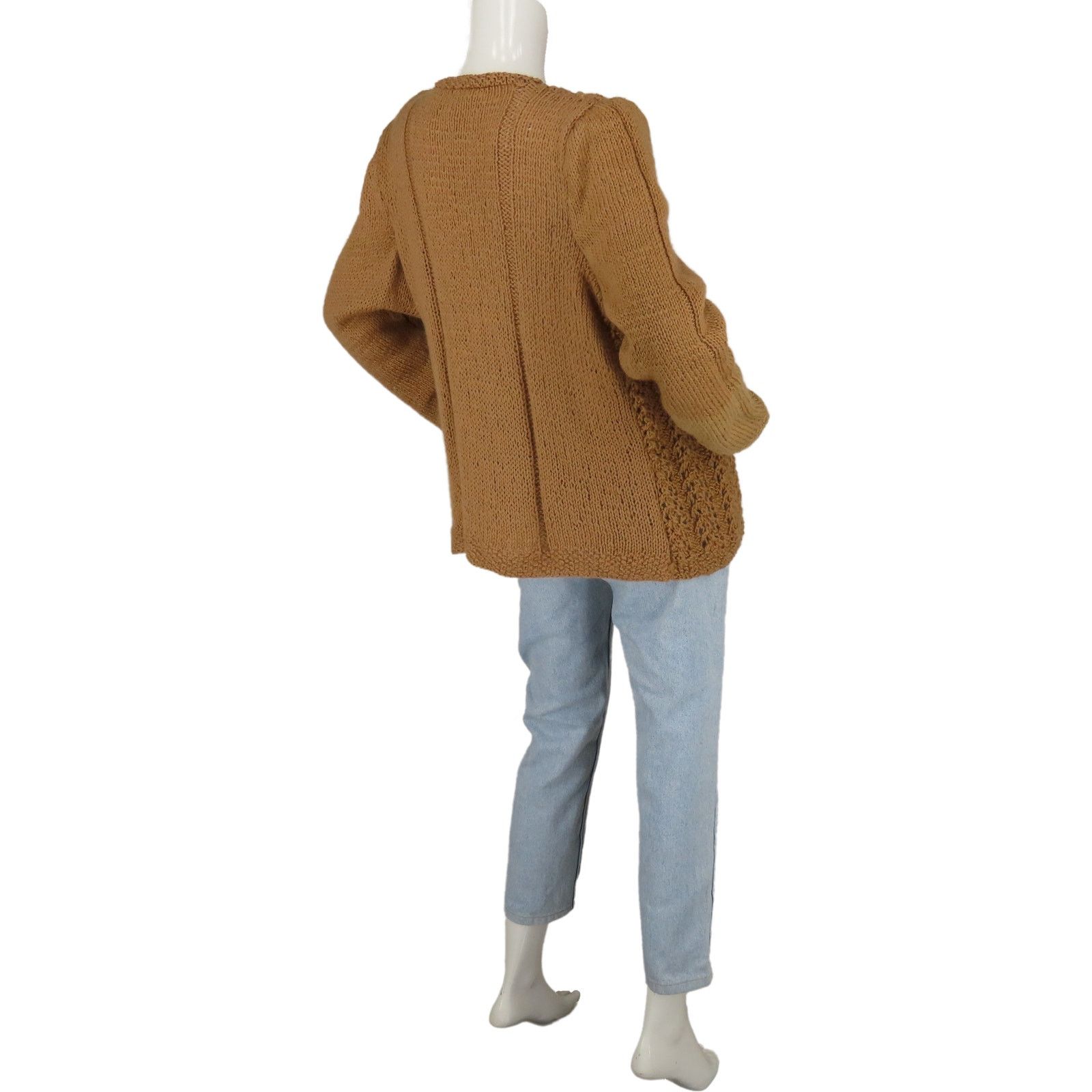 Vintage Vintage Knit Wool Grandmacore Cottagecore Cardigan Sweater Size XL / US 12-14 / IT 48-50 - 6 Thumbnail
