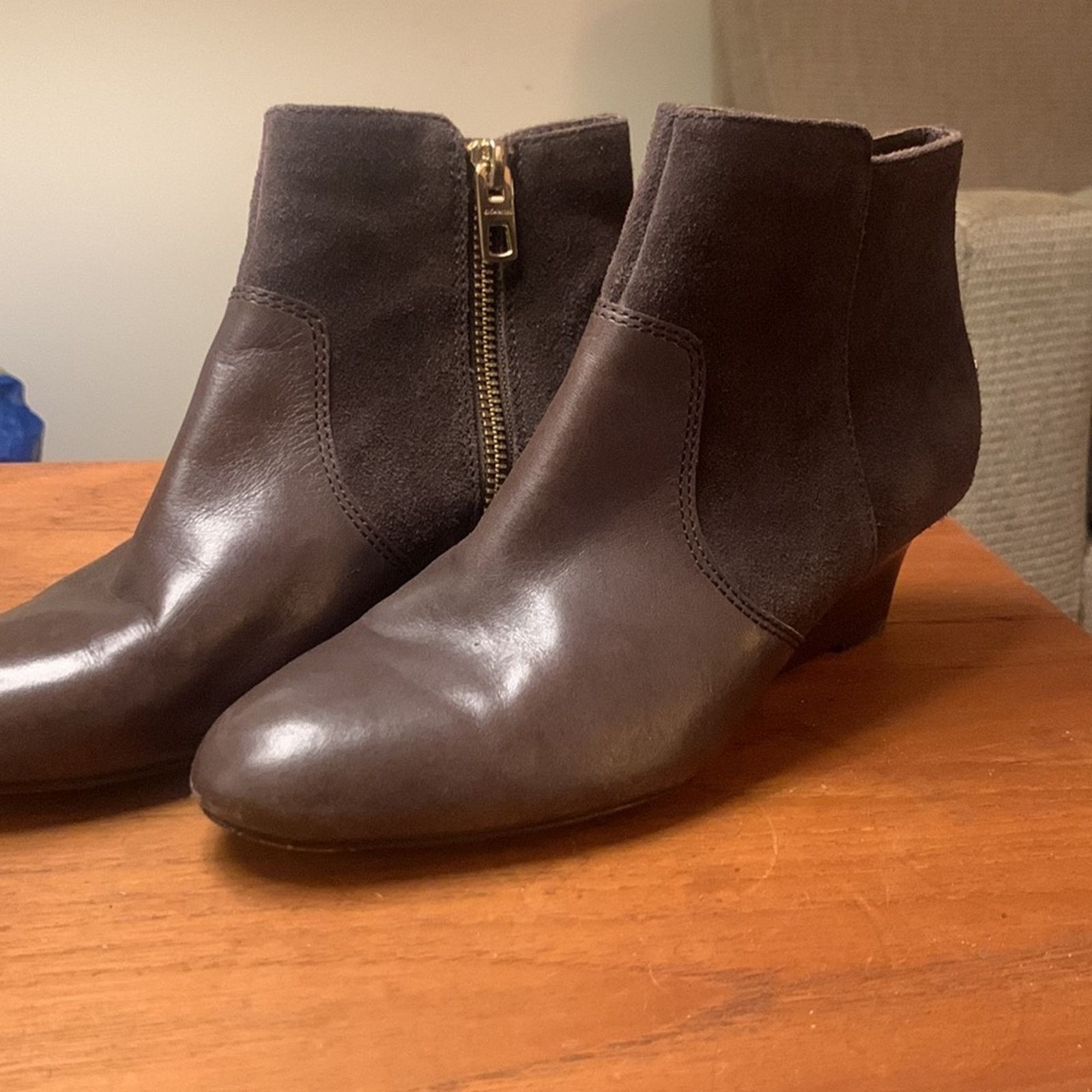 Coach Coach Mystic brown wedge ankle boots booties Size US 5 / IT 35 - 4 Thumbnail