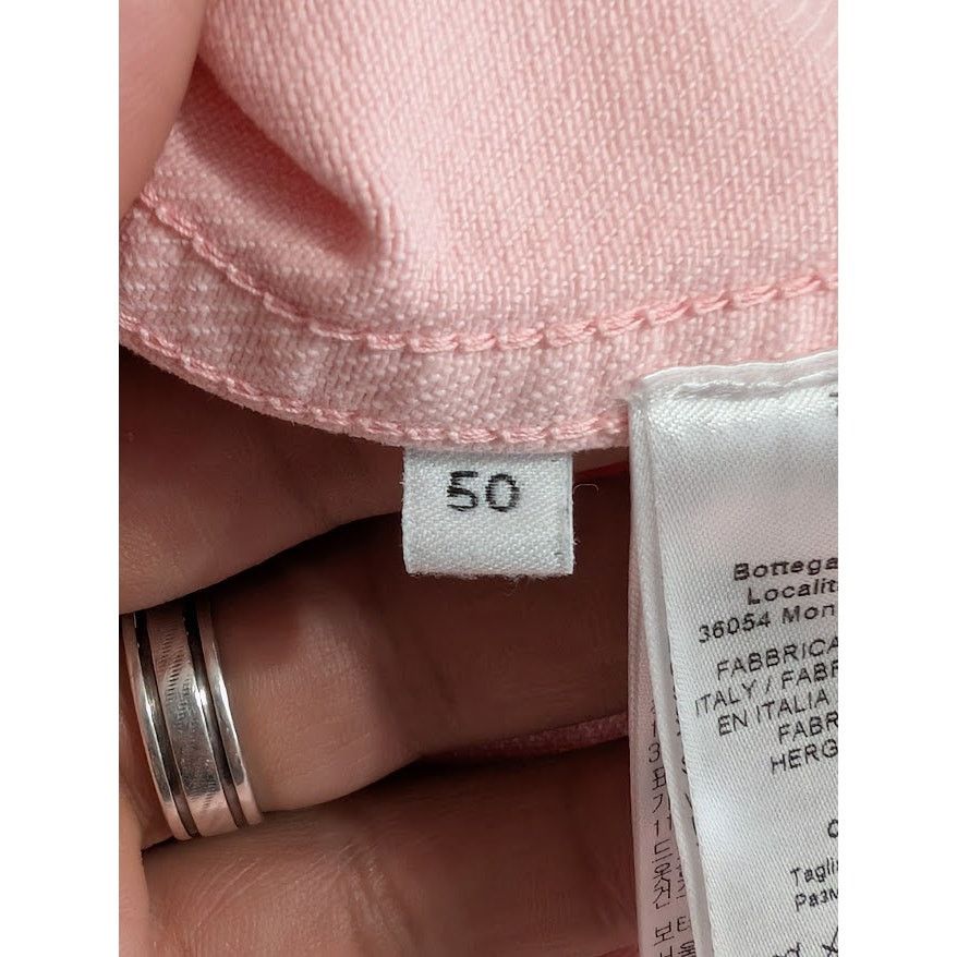 Bottega Veneta o1rshd1 Washed Colorured Denim Shirt in Camelia Size US M / EU 48-50 / 2 - 13 Thumbnail