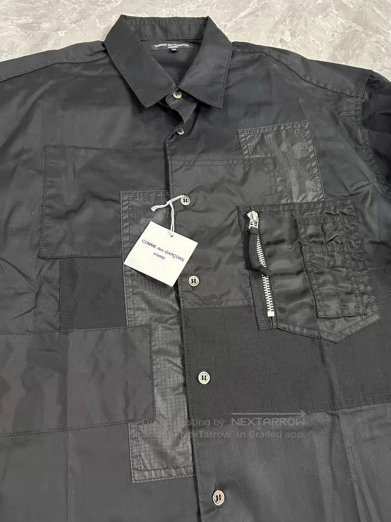 Comme des Garcons Comme des Garcons Long-sleeved shirt, black, with piecing Size US M / EU 48-50 / 2 - 2 Thumbnail