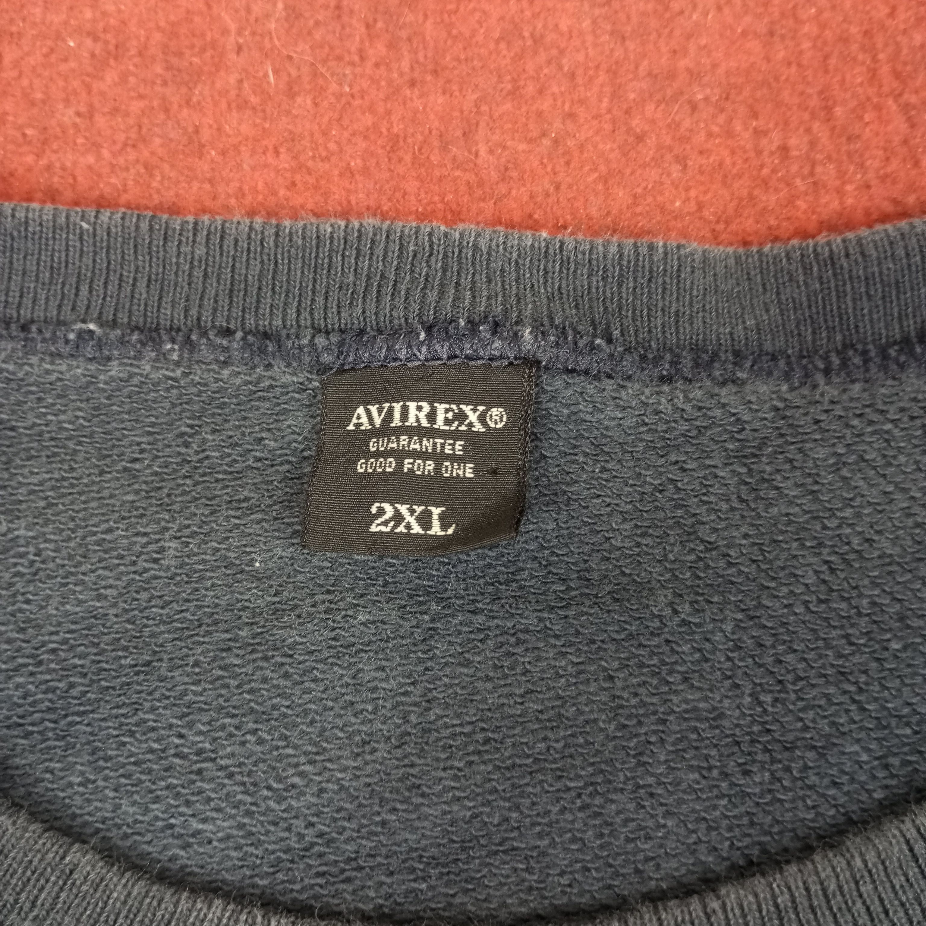 Avirex × Vintage Avirex NYC Spellout Design Streetwear Style Sweatshirt Size US L / EU 52-54 / 3 - 7 Thumbnail