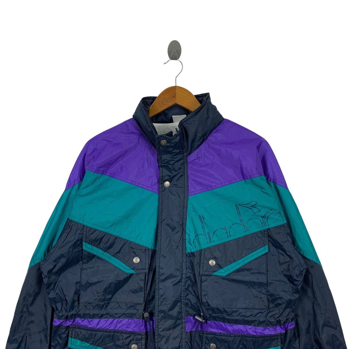 Diadora × Vintage Vintage DIADORA Italian Designer Sportswear Big Logo Jacket Size US M / EU 48-50 / 2 - 4 Thumbnail