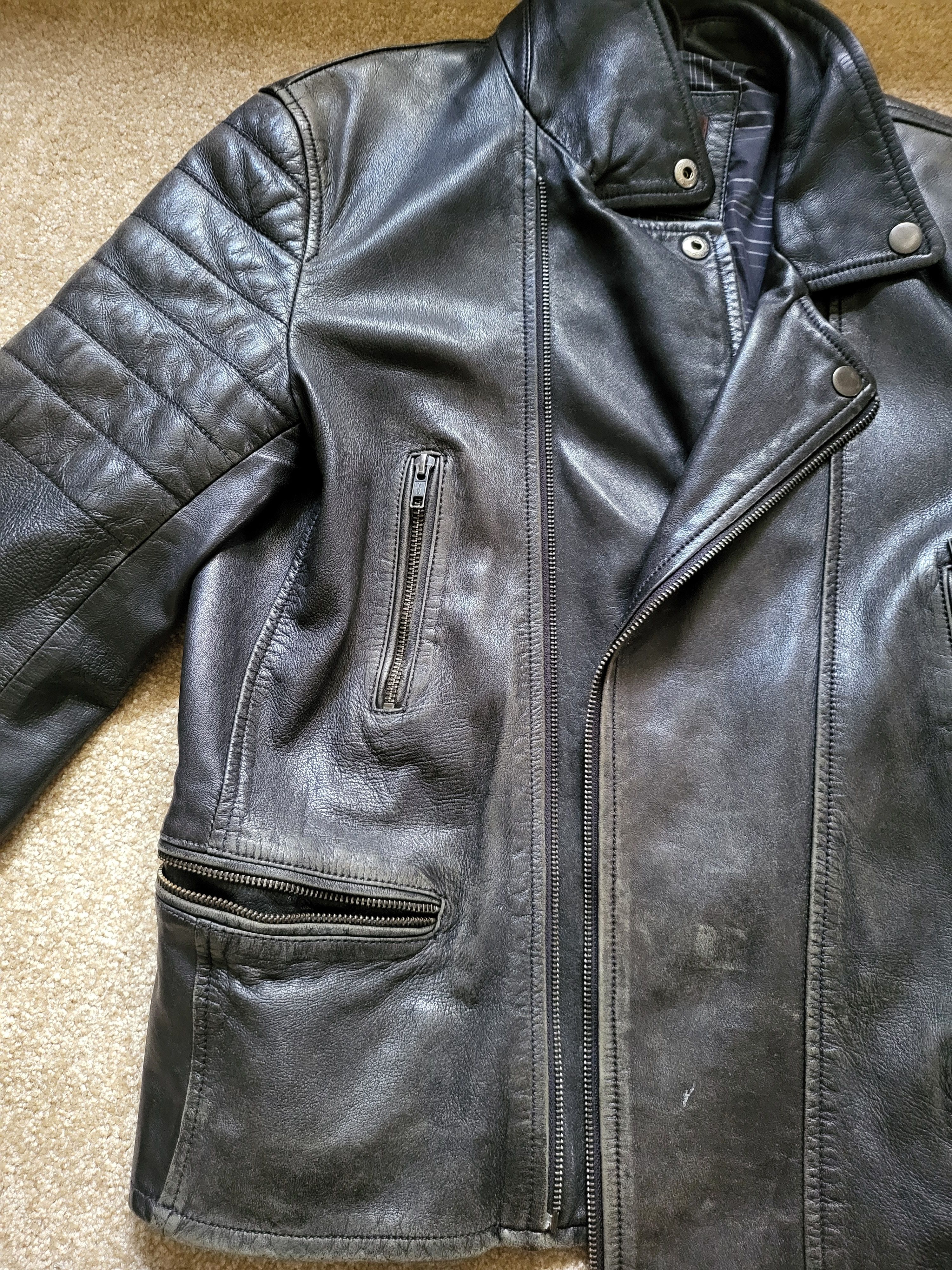 Danier Vintage Danier Calfskin Leather Motorcycle Jacket Size US XS / EU 42 / 0 - 11 Thumbnail