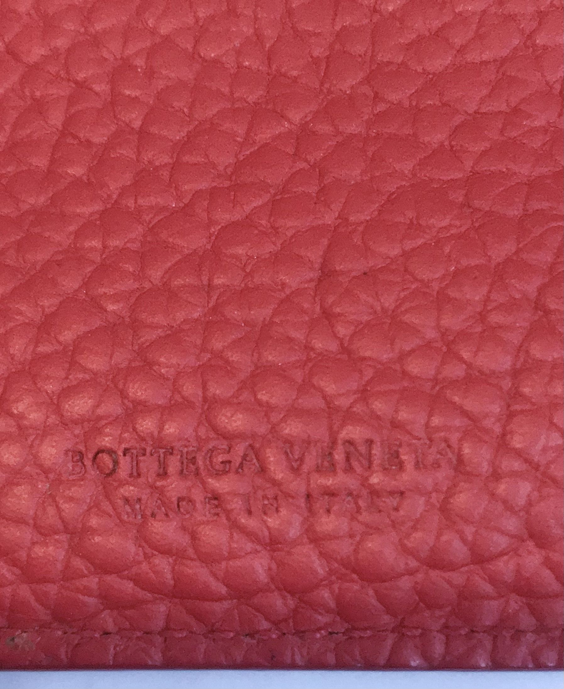 Bottega Veneta BOTTEGA VENETA Leather Bifold Red Short Wallet Size ONE SIZE - 4 Thumbnail