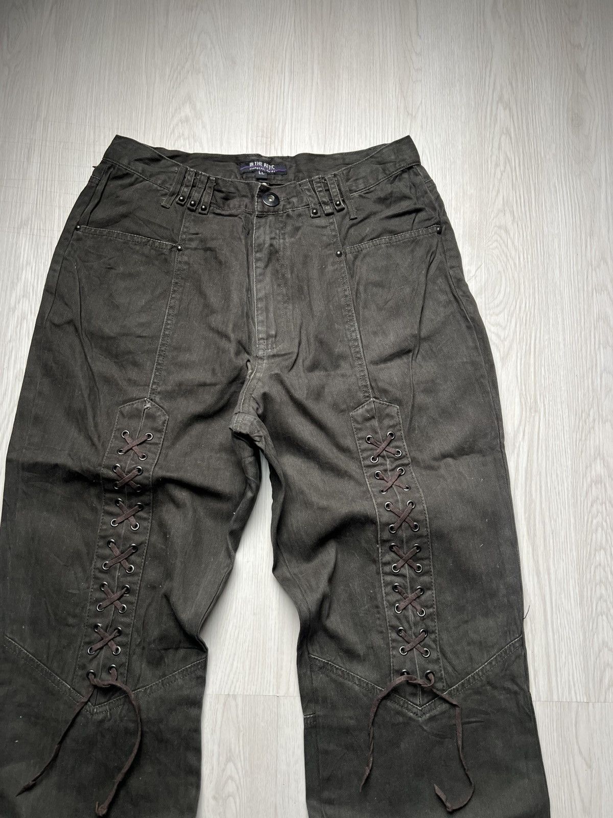 In The Attic In The Attic Lace Up Flared Pants Lgb I6w9 Style Size US 29 - 4 Thumbnail