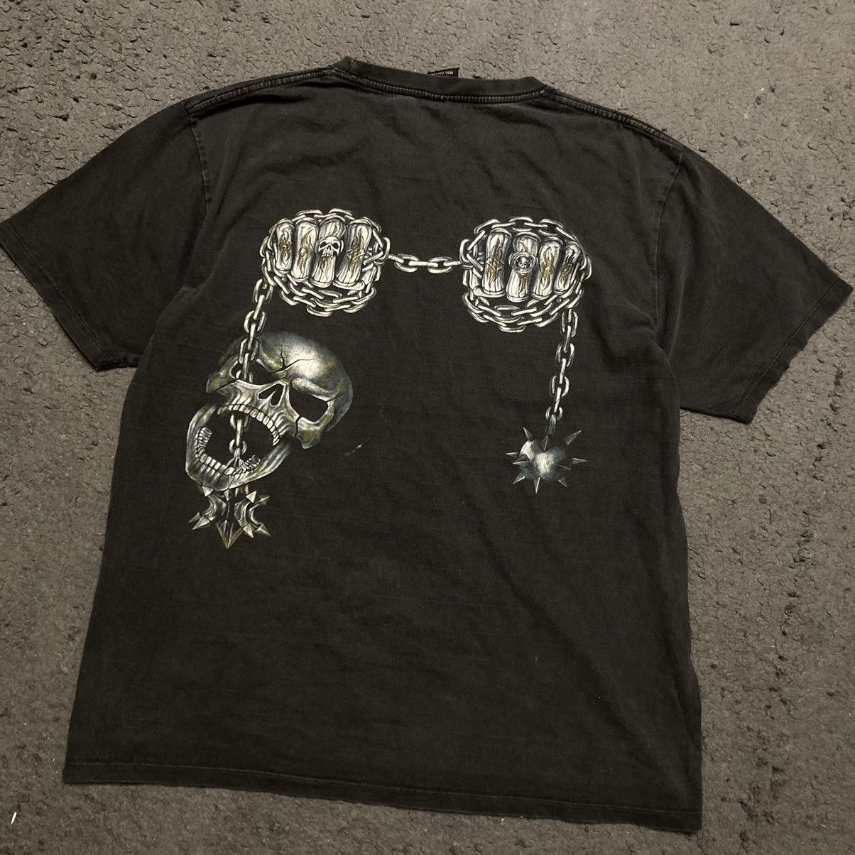 Hysteric Glamour True Vintage Y2K Adult Horror Death Face Skeleton Size US XL / EU 56 / 4 - 5 Thumbnail