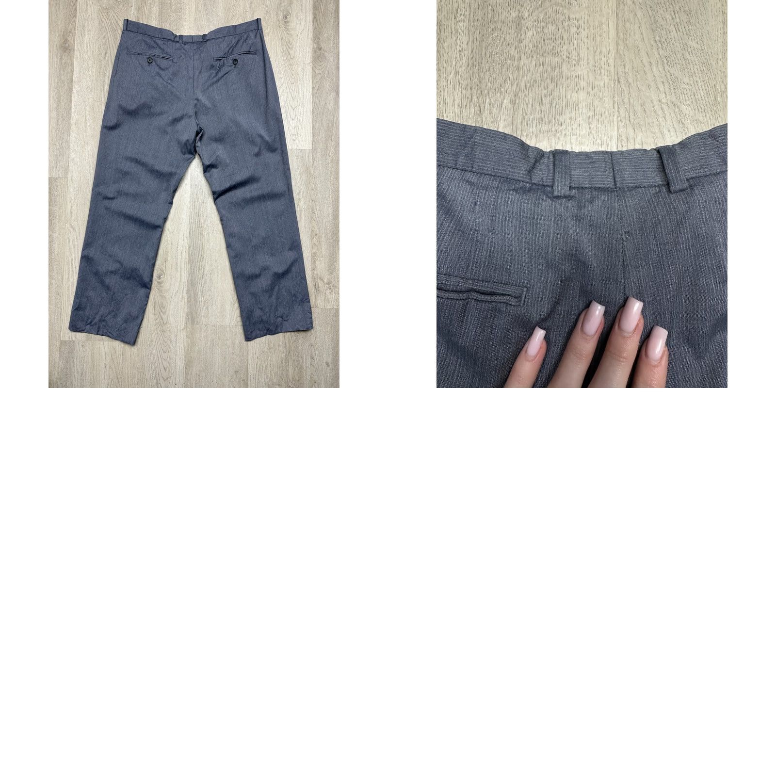 Hugo Boss HUGO BOSS Suit Mens Wool 2 Button Blazer + Pants Size 50 Gray 2 Piece Vintage: No (N/A) Size 50R - 10 Thumbnail