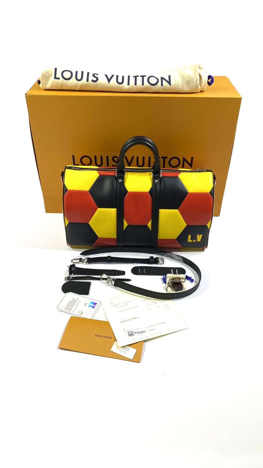 Louis Vuitton × NBA Louis Vuitton X FIFA World Cup Germany 1 of 1 Duffel Keepall Size ONE SIZE - 7 Thumbnail