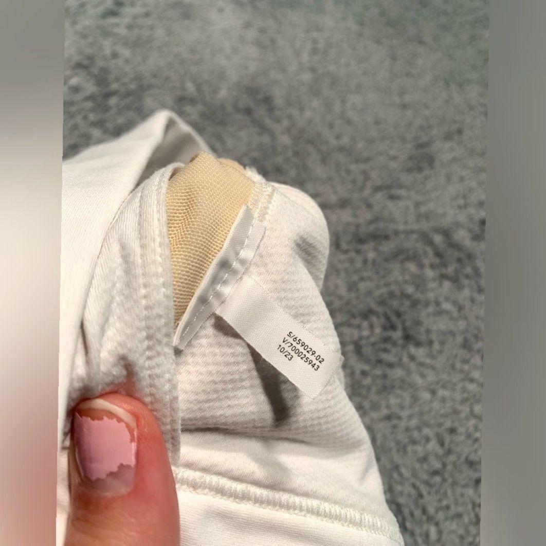 Athleta Athleta White Sports Bra Size ONE SIZE - 6 Thumbnail