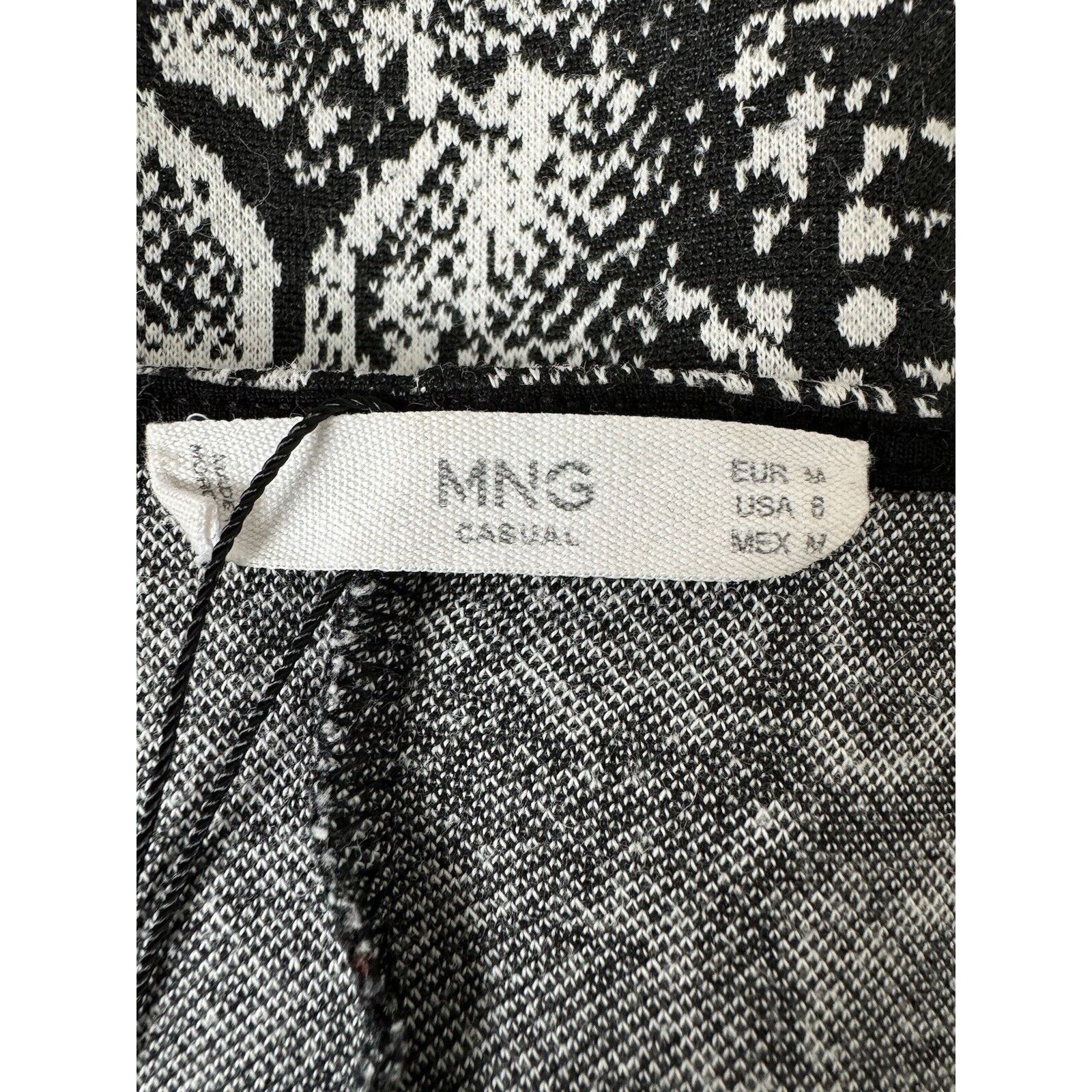 Mango MANGO MNG Grey Snake Print button Up Dress Size 6 NEW Size M / US 6-8 / IT 42-44 - 3 Thumbnail