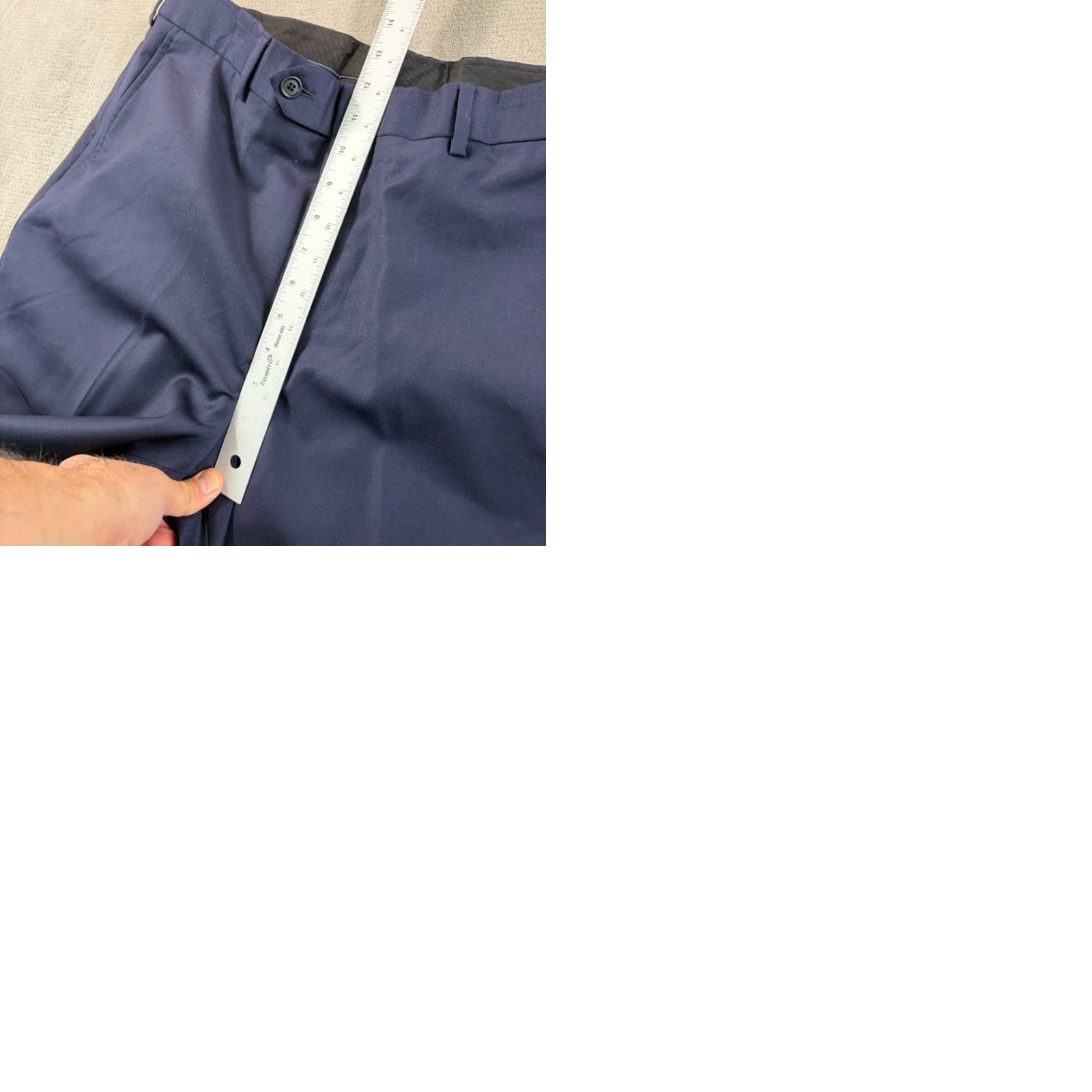 Brooks Brothers VINTAGE Brooks Brothers Suit Men 46L Navy Wool 2 Piece Navy Wool Pants 34x30.5 USA Mens 46 Regular Formal Business Size 46R - 11 Thumbnail