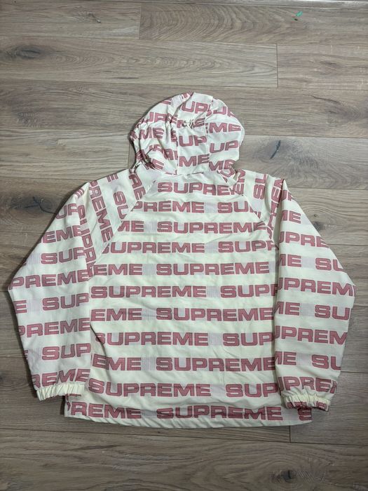 Supreme Supreme logo ripstop hooded track jacket | Grailed