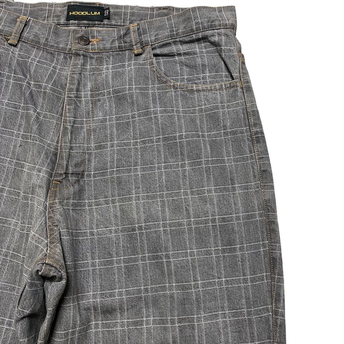 Vintage Vintage School Of Hard Knocks X Hoodlum Denim Baggy Jeans Size US 34 / EU 50 - 6 Thumbnail