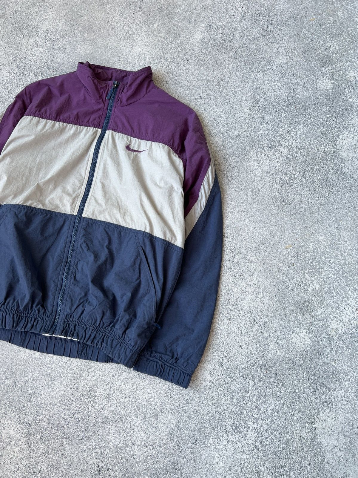 Nike × Vintage Vintage Nike Women’s zip sweatshirt big logo Size XS / US 0-2 / IT 36-38 - 5 Thumbnail