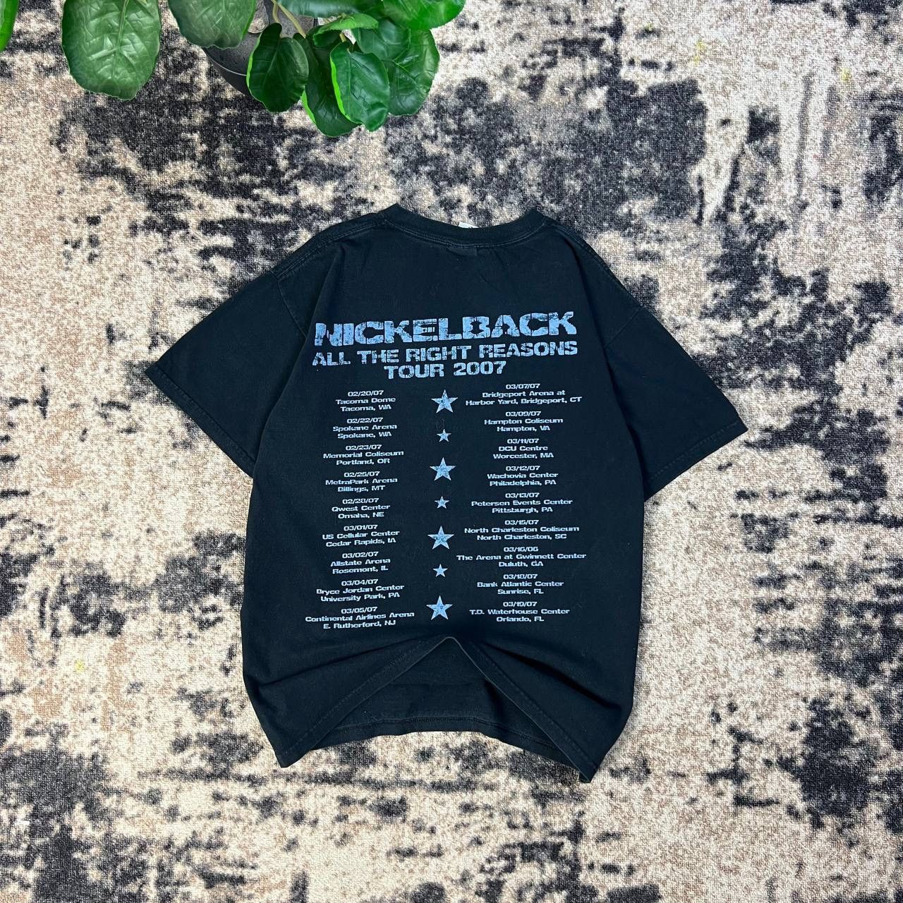 Band Tees Nickelback Vintage Y2K Big Logo Rock Band T-Shirt 1TS82 Size US L / EU 52-54 / 3 - 2 Thumbnail
