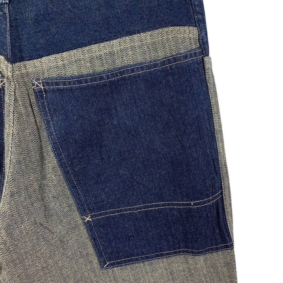 Japanese Brand FISH IN WATER hybrid flare blue jeans japanesebrand Size US 28 / EU 44 - 15 Thumbnail