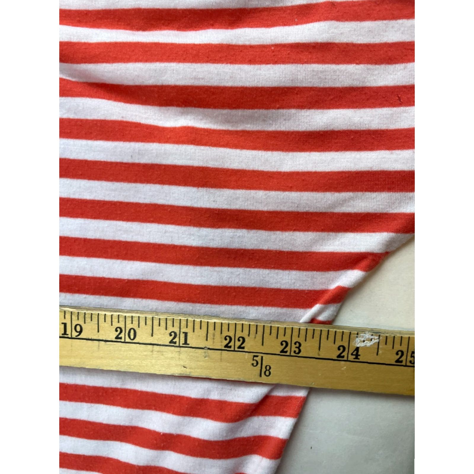 Vintage Arianna by Howard's Shirt Women's Striped Boat Neck T-Shirt Coral White XL Large Red Navy? Size XL / US 12-14 / IT 48-50 - 7 Thumbnail