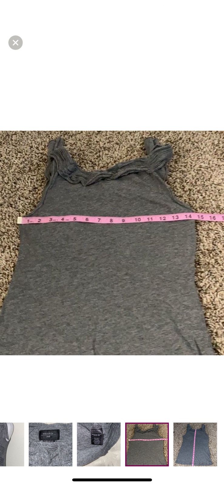 Anthropologie Anthropologie deletta small knotted tank top Size S / US 4 / IT 40 - 6 Thumbnail