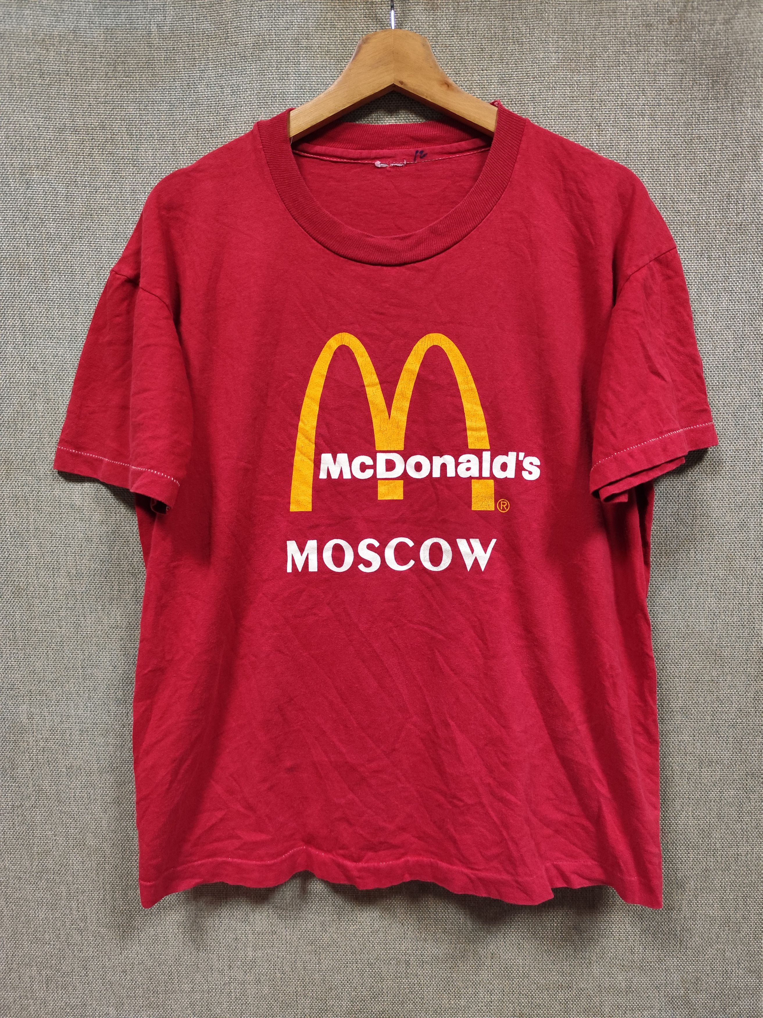 Vintage vintage 90s t shirt mcdonalds moscow Size US L / EU 52-54 / 3 - 1 Thumbnail