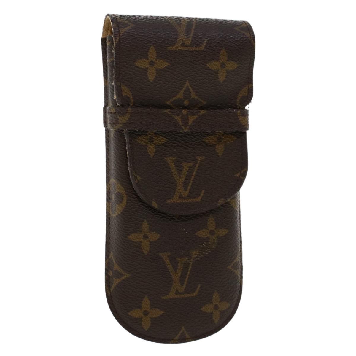 LOUIS VUITTON Monogram Etui Lunette MM Glasses Case M66544 LV Auth