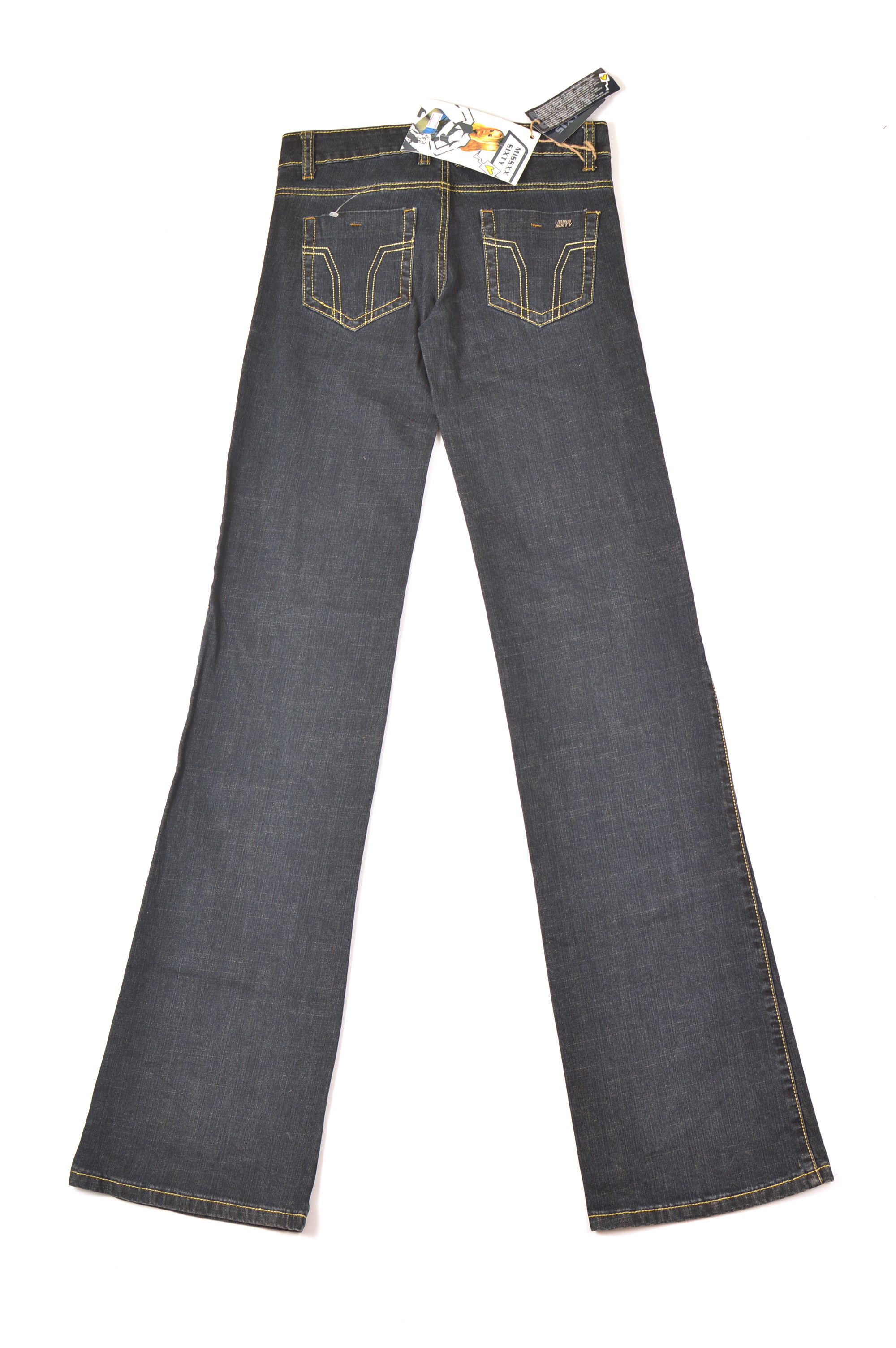 Miss Sixty × Vintage Miss Sixty 60 Vintage Y2K Flare Denim Jeans Low Rise Size 26" / US 2 / IT 38 - 7 Thumbnail