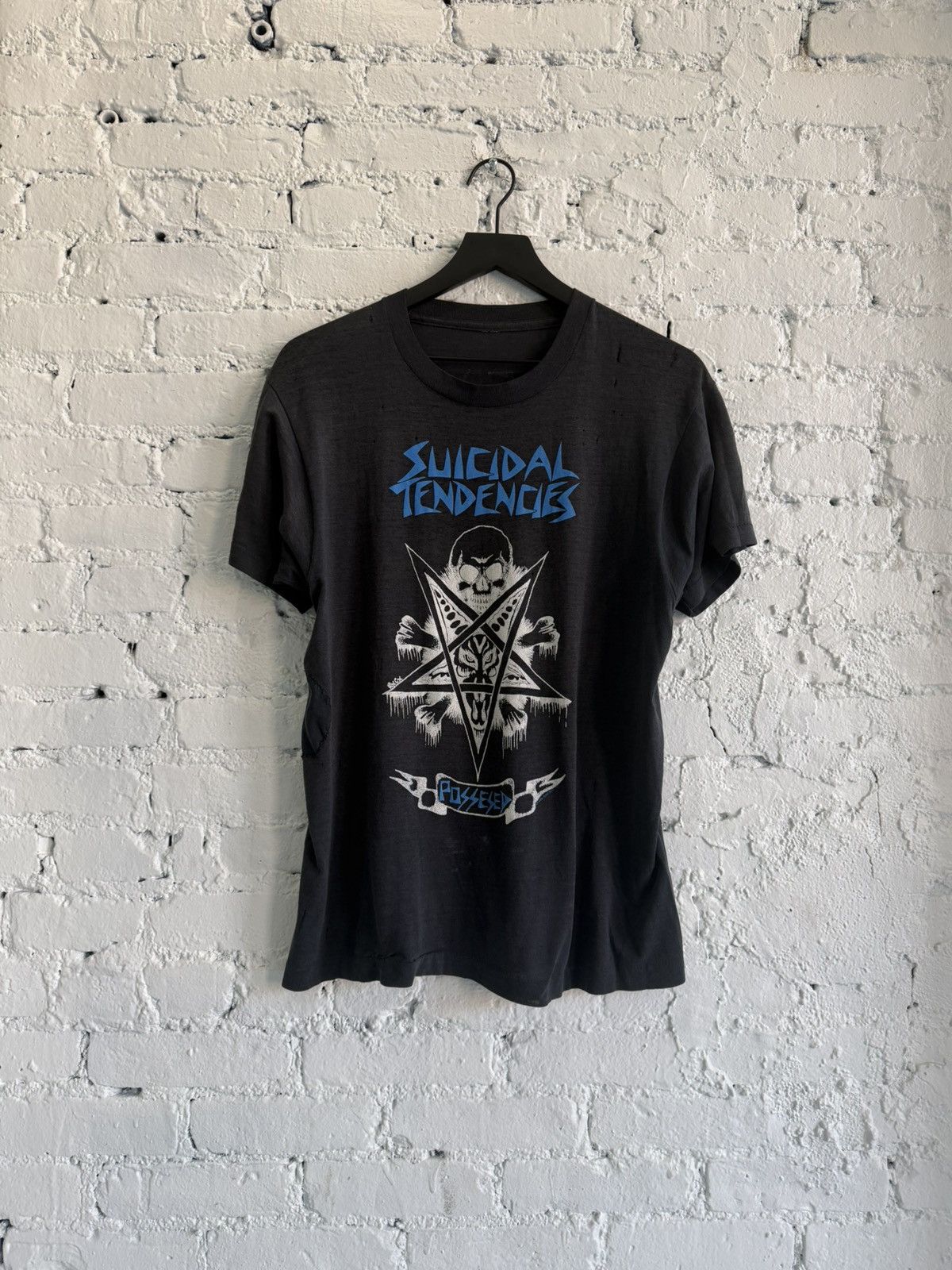 Vintage 1989 SUICIDAL TENDENCIES ‘POSSESSED’ TEE Size US L / EU 52-54 / 3 - 1 Thumbnail