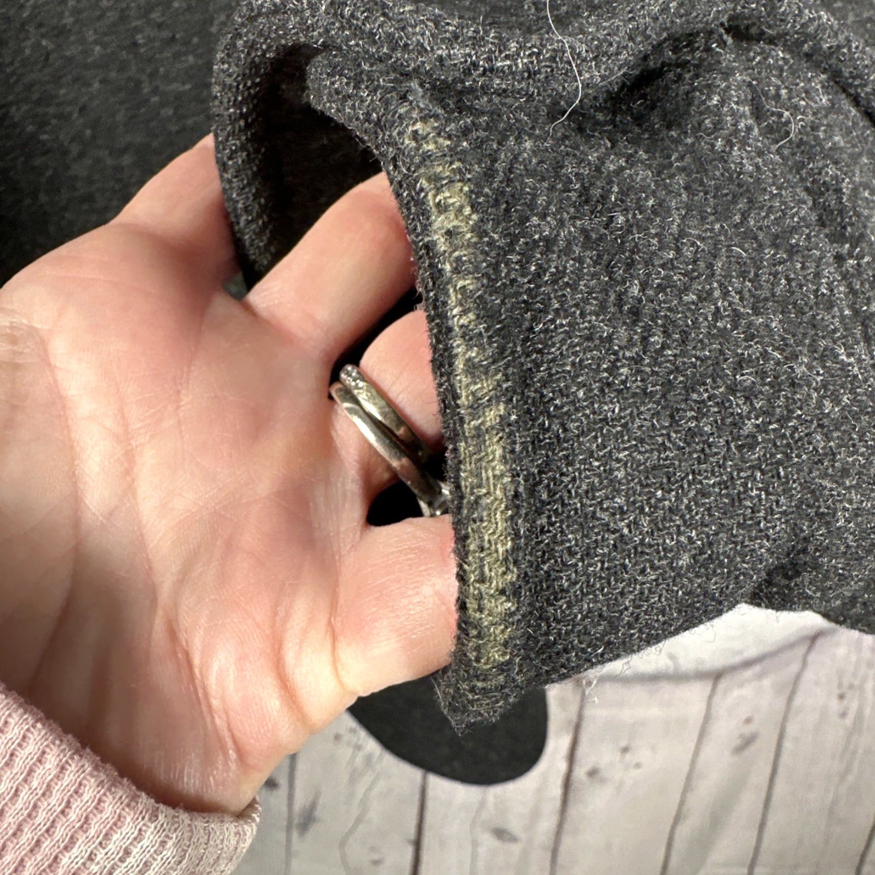 J.Crew VINTAGE J.CREW Shacket Shirt Mens Medium Gray Wool Snap Shacket Collared Pockets Heavyweight Outdoor Classic 90s (Hong Kong) Size US M / EU 48-50 / 2 - 7 Thumbnail