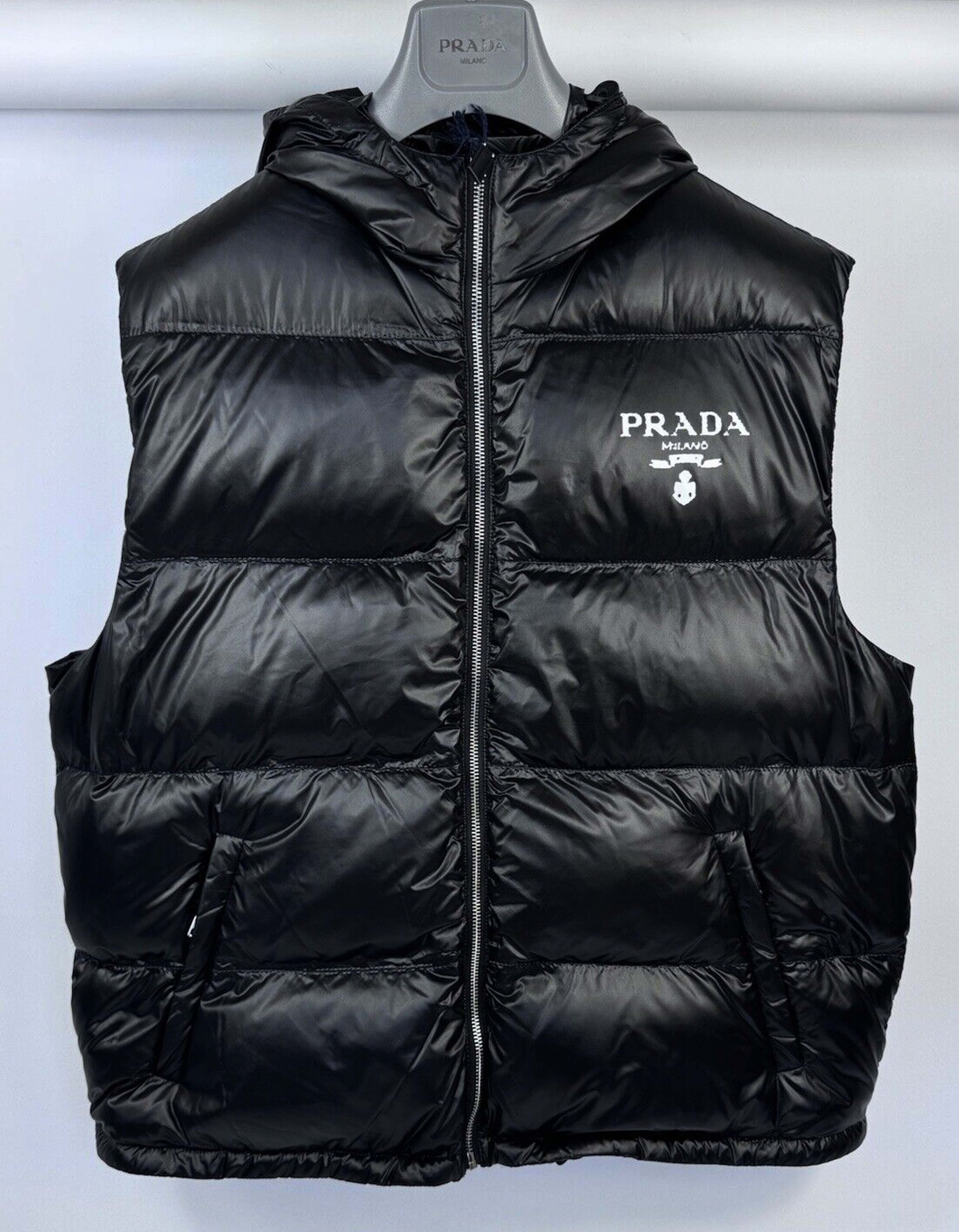 Prada Piumino Jacket Vest Puffer Jackets Size US XL / EU 56 / 4 - 1 Thumbnail