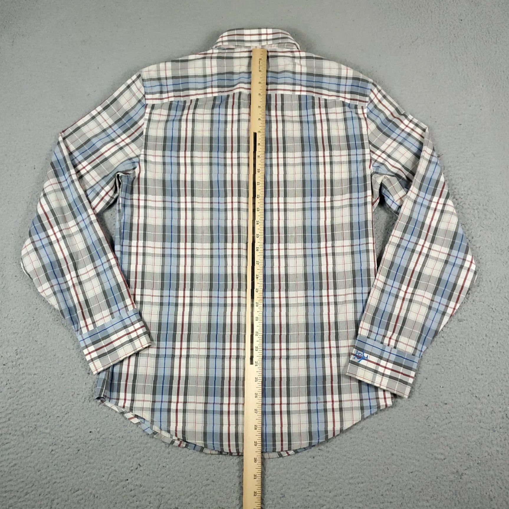 Original Penguin Original Penguin Shirt Mens Small Blue Plaid Button-Up Long Sleeve Casual Size US S / EU 44-46 / 1 - 3 Thumbnail